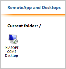 RDP file icon for CCMS Desktop