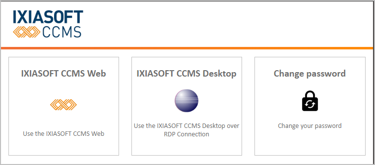 Startseite von IXIASOFT CCMS