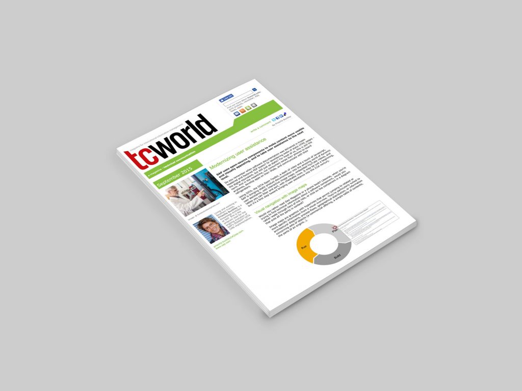 Screenshot of TCWorld PDF article on Modernizing User Assistance.