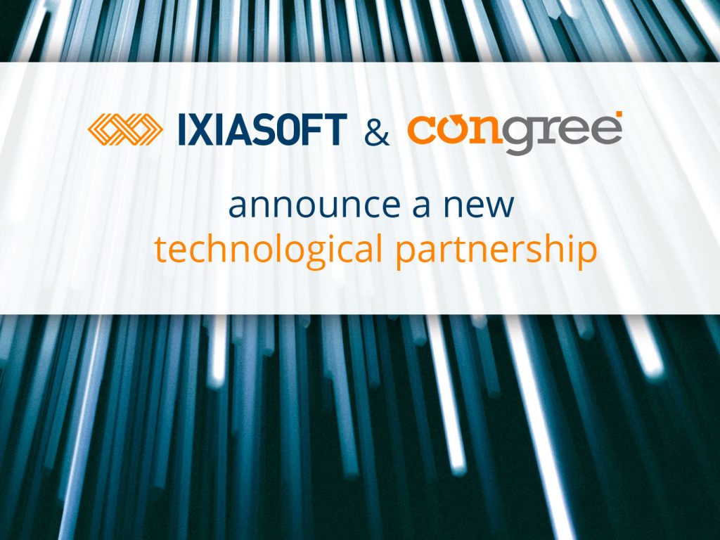 IXIASOFT and Congree Announce Technological Partnership