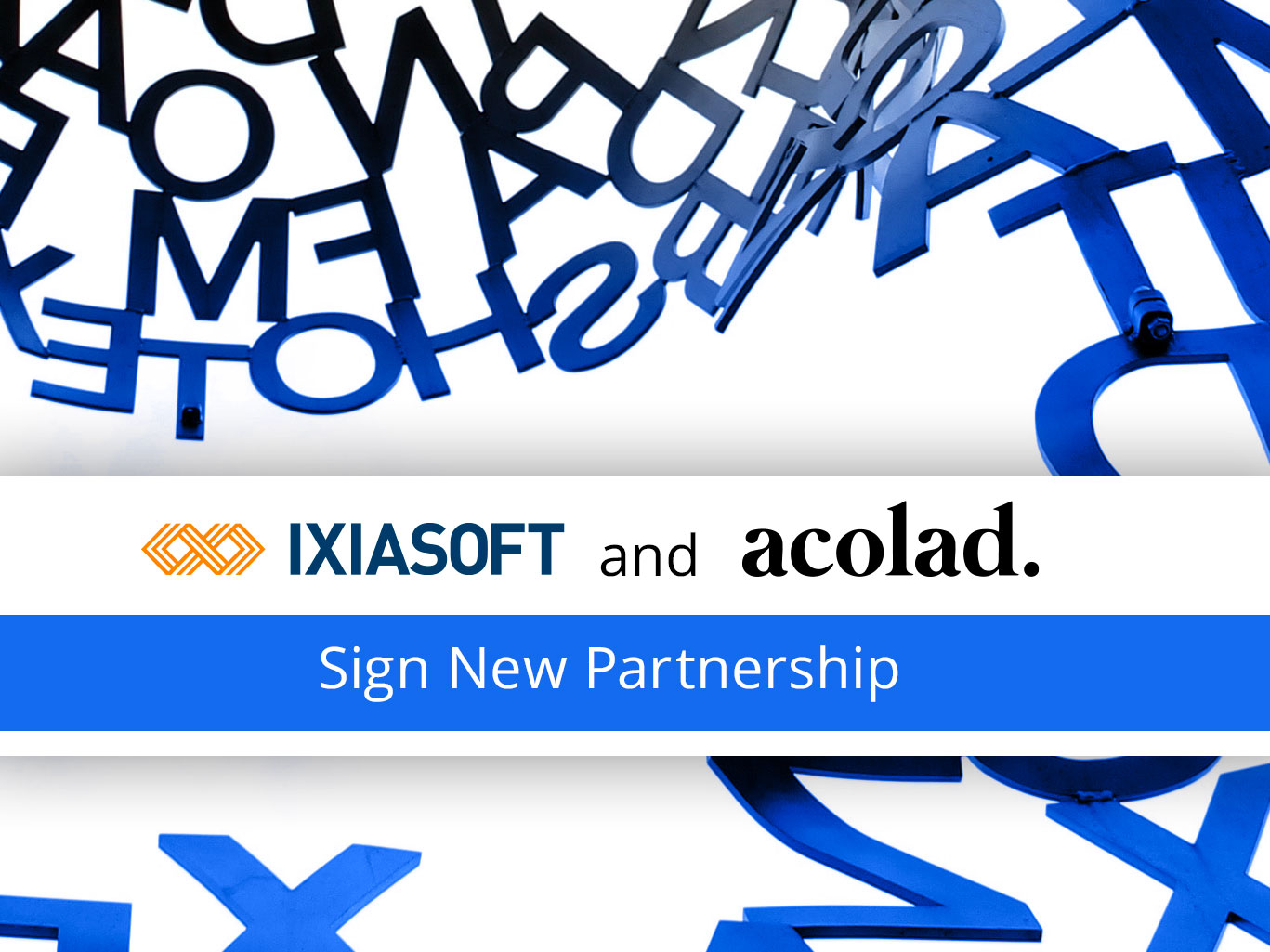 Ixiasoft press release: Ixiasoft and acolad sign new partnership