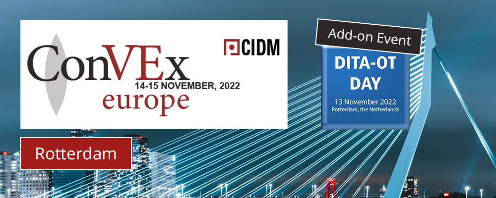 DITA-OT Day and ConVEx Europe 2022
